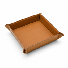 レザー調アクセサリートレイ 白背景商品画像
